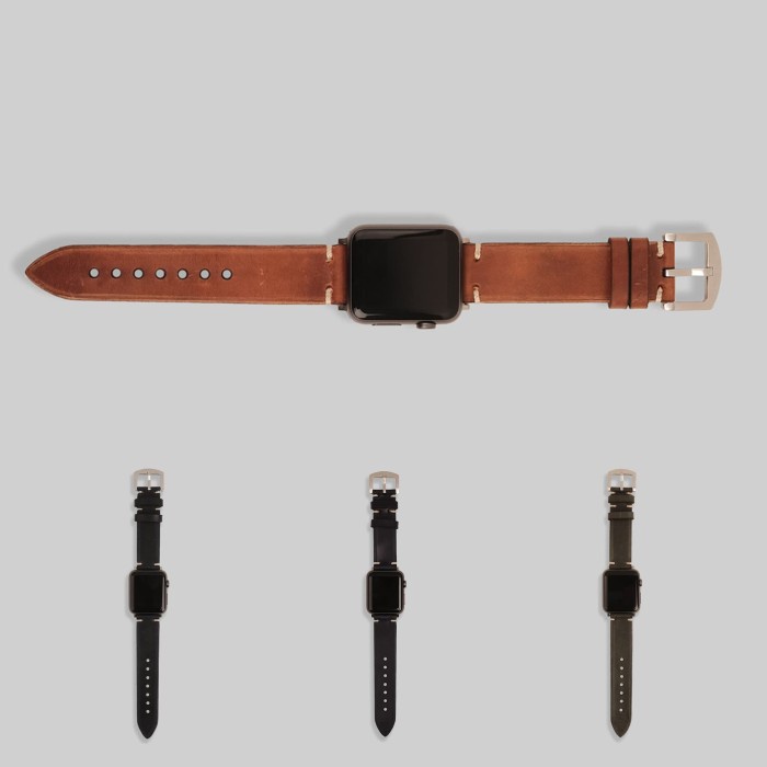 Jhg Lthrkrft Strap Apple Watch Genuine Leather Strap Jam Kulit Asli