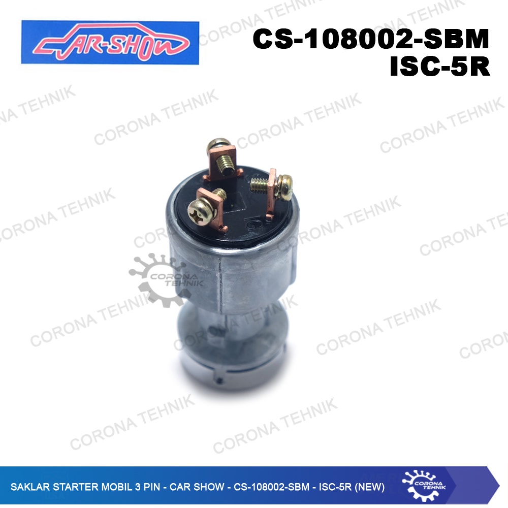 CS-108002-SBM - ISC-5R (NEW) - Saklar Starter Mobil 3 Pin - Car Show