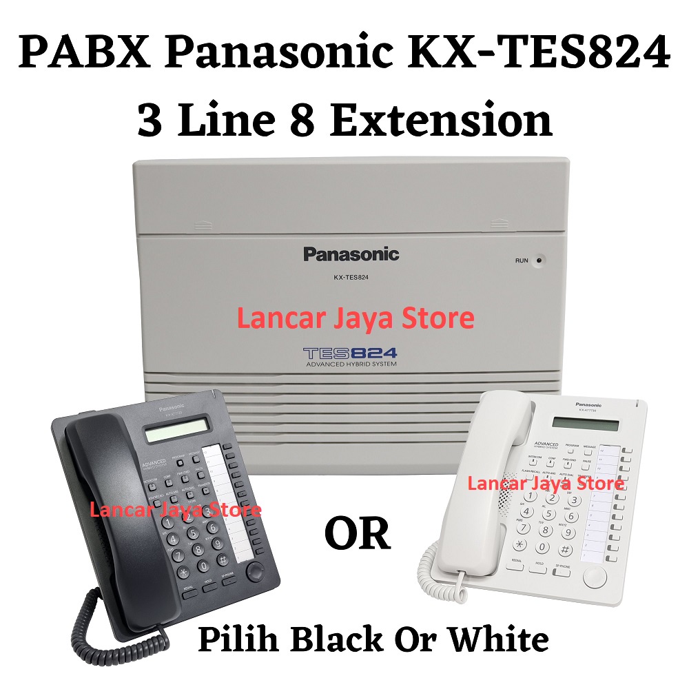 Panasonic Basic Package PABX TES824 - White