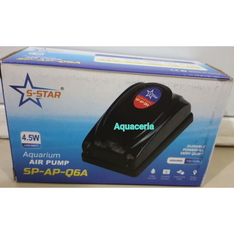 pompa udara aquarium 2 lubang SEA STAR SP AP Q6A