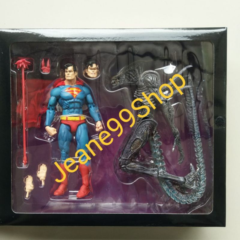 SUPERMAN VS ALIENS Xenomorph NYCC 2019 Exclusive Set Alien NECA New