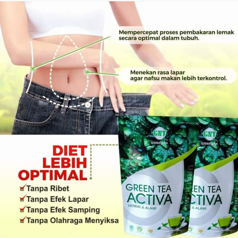 

green tea activa - Pelangsing Herbal Penurun Berat Badan Green Tea Activa Peluntur Lemak kotor