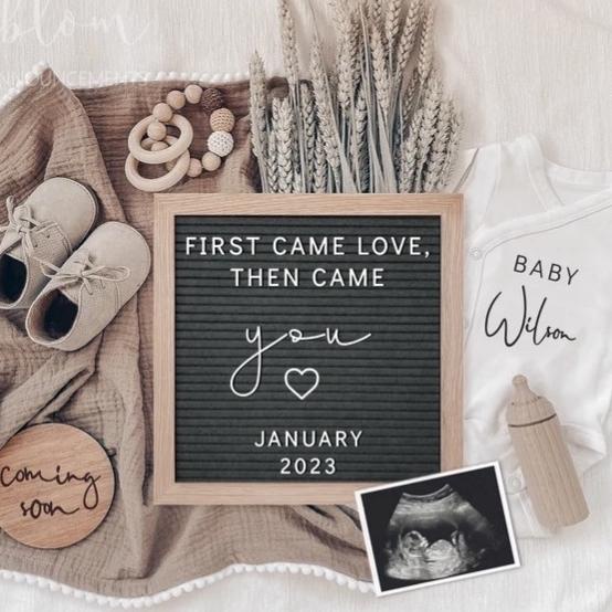 

(B-E2E(❤) Papan Nama Bayi / Felt Letter Board Set / Papan Huruf Letter Board / Letter Board / Sudah Termasuk Huruf / Papan Nama Huruf proses cepat