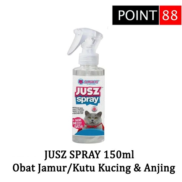 JUSZ SPRAY 150ml Obat Jamur/Kutu Kucing &amp; Anjing