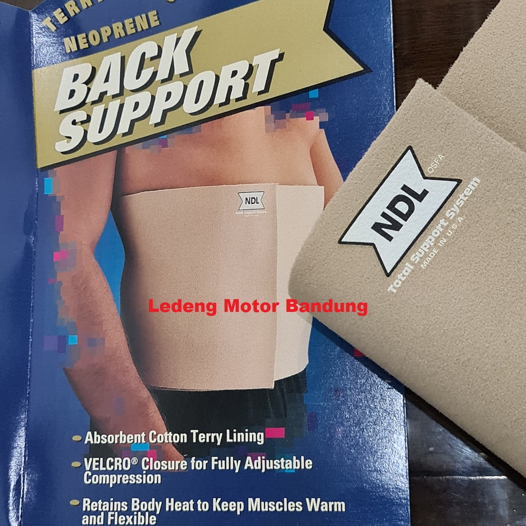 NDL Korset Perut Olahraga Sabuk Penyangga Sport Bracer Waist Support Trimmer