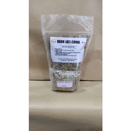 

Hm Daun Jati China 100Gr (Extra 25Gr) Fan Xie Ye