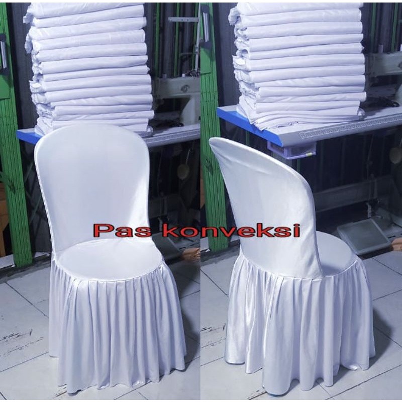 sarung kursi napoli plastik tipe 101 (ready stok) putih