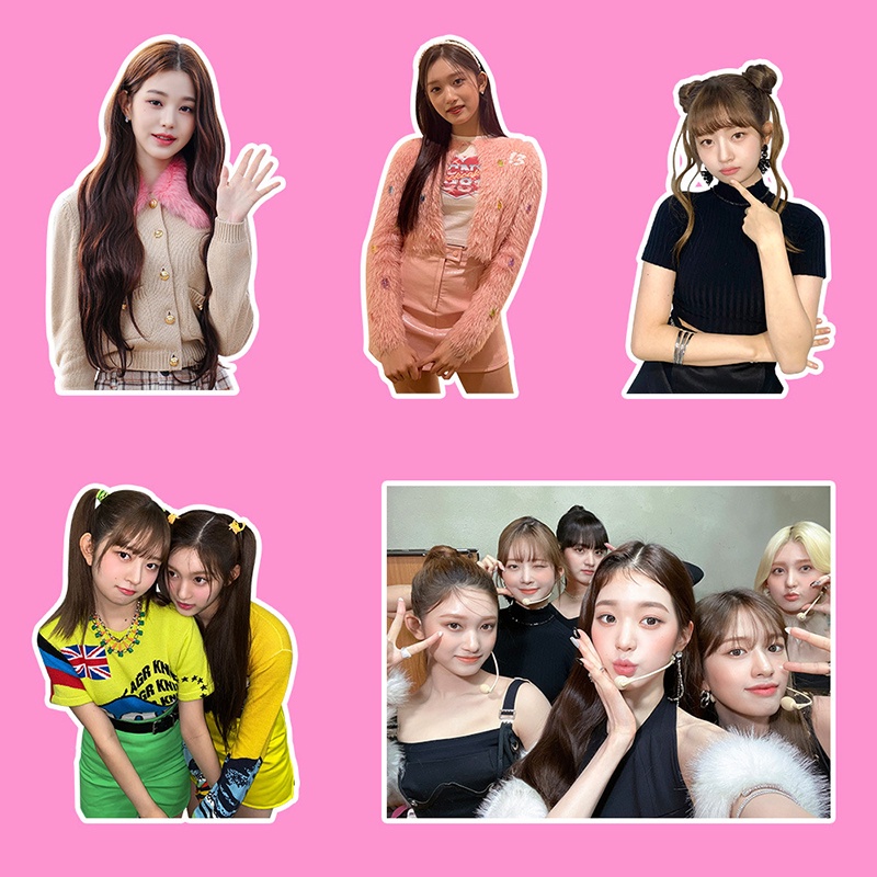 97pcs /set IVE Sticker Stiker Foto Stiker Diary Stiker Koper Dalam Stok New Arrival LY