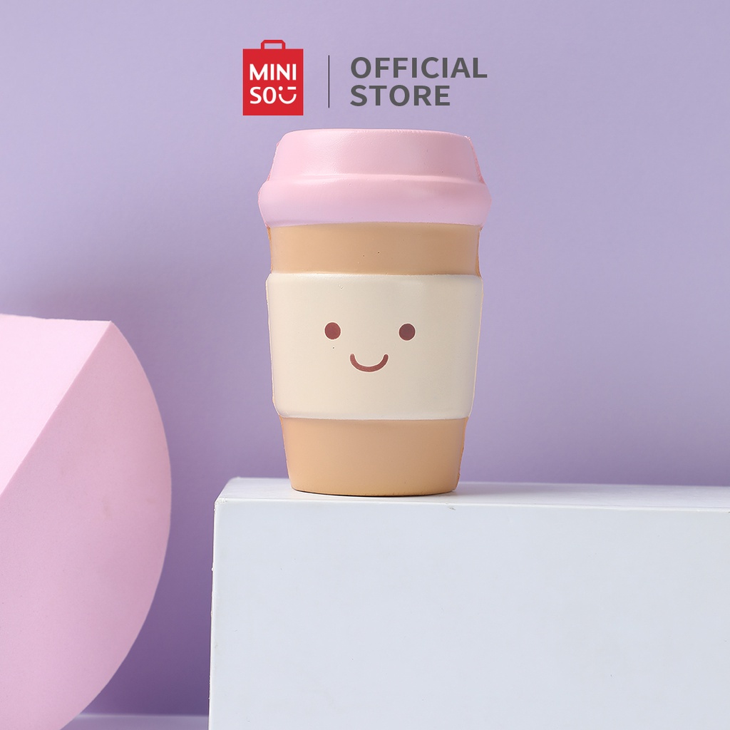 MINISO TOY - Squishy Mainan Anak Mainan Slime Squishy Karakter Boba Kucing Kelinci Beruang Pop Toy M