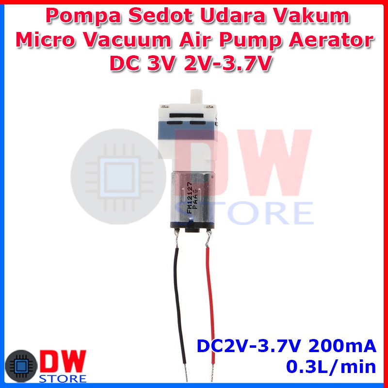 Pompa per vuoto DC 3.7V Mini 370 pompa ad aria elettrica a pressione negativa 3V-5V tiralatte muto per acquario piscicoltura ossigeno  13