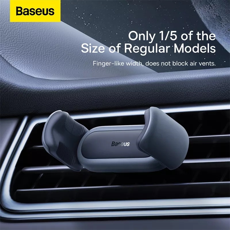 BASEUS Car Holder Steel Cannon Dudukan Holder HP Mount AC Air Outlet