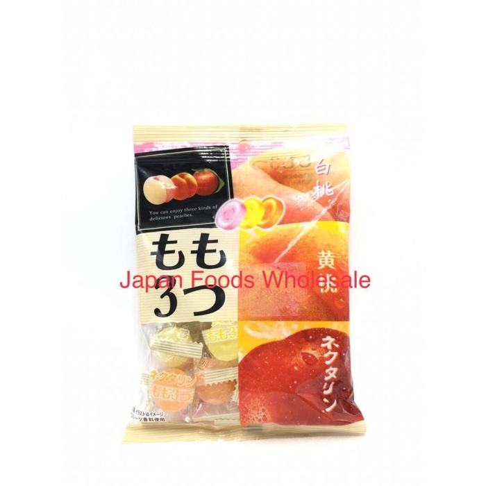

Pine 3 Peach Candy 85Gr / Permen Jepang / Permen Best Seller