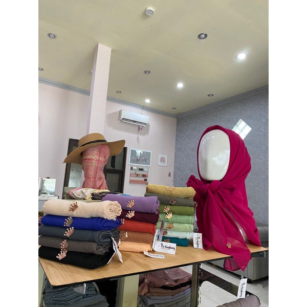 SEGI EMPAT PARIS JADUL PREMIUM / HIJAB SEGI EMPAT PARIS PREMIUM / JILBAB SEGI EMPAT PARIS / HIJAB SE