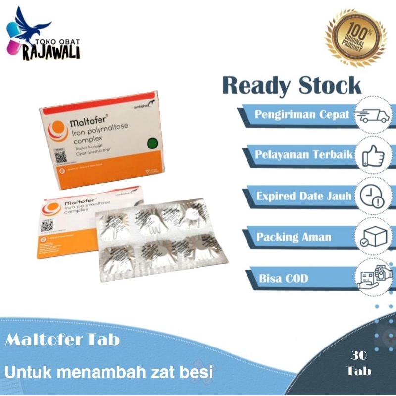 maltofer chew tablet kunyah penambah zat besi