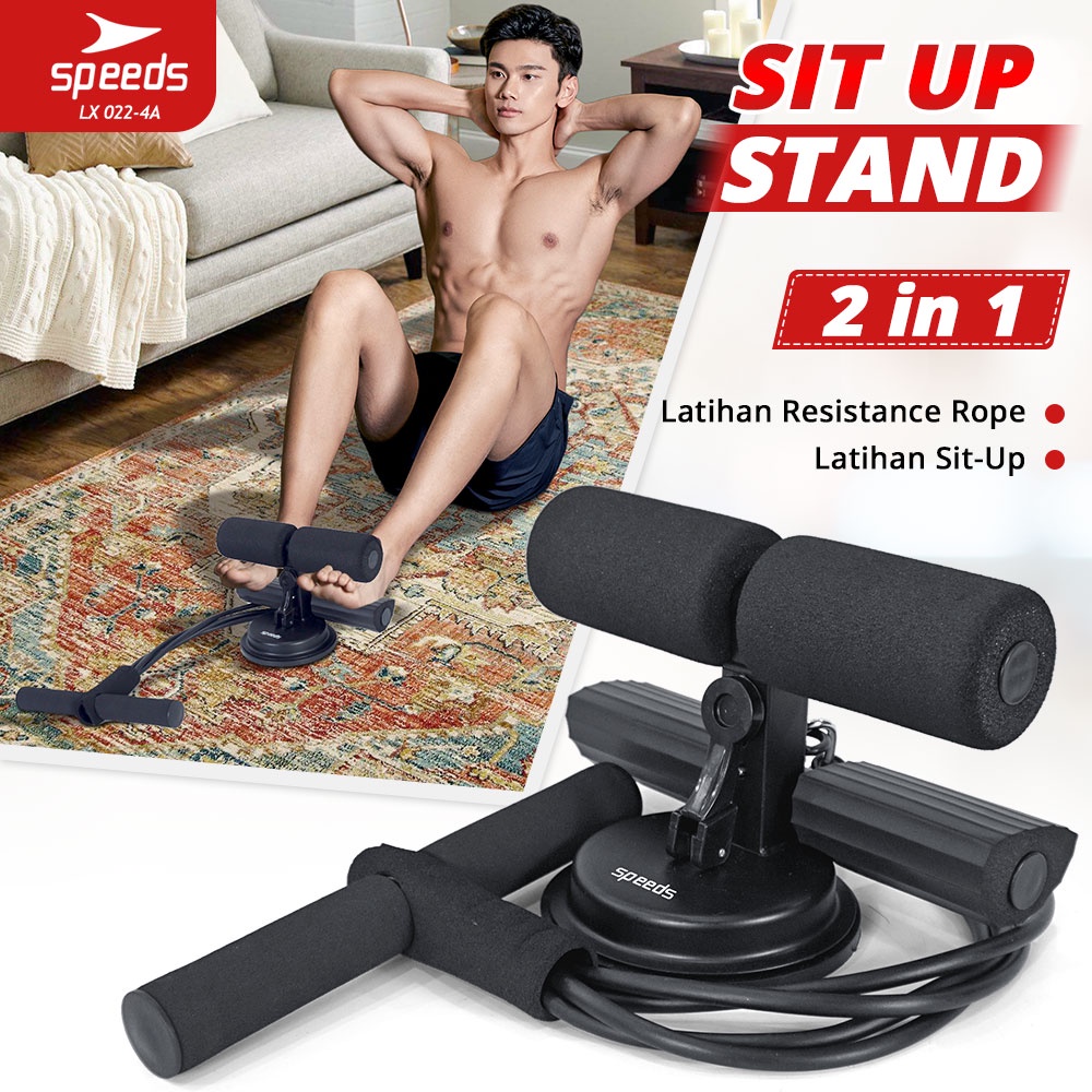 Jual Speeds Sit Up Stand Tali Resistance Alat Penahan Kaki Sit Up Bar