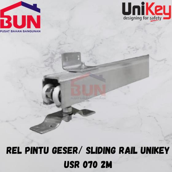 Rel Pintu Geser/ Sliding Rail Unikey Usr 070 2M