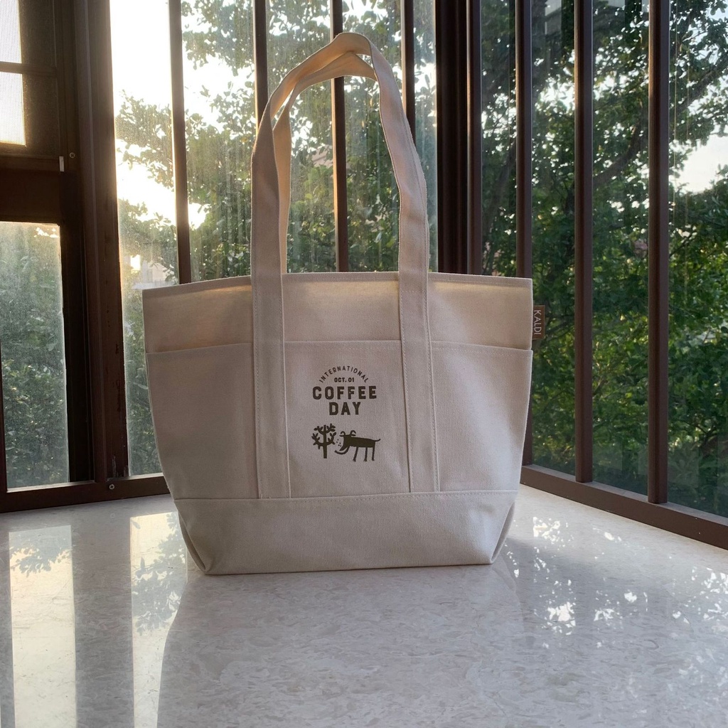 Tote Bag Beige Kanvas Kaldi