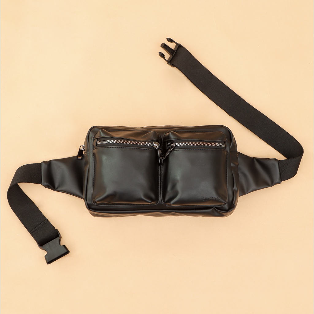 EUSTASS Waist Bag Leather / Tas Pinggang Kulit