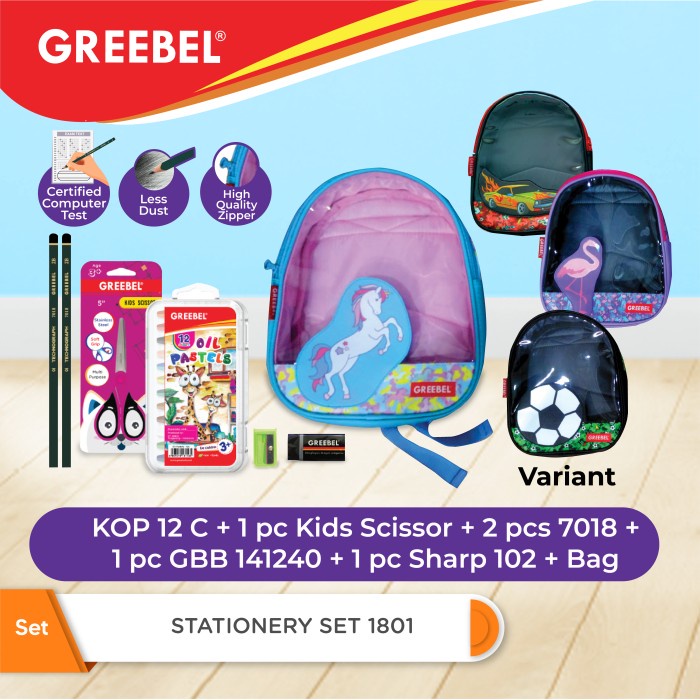 

GREEBEL PAKET ALAT TULIS STATIONERY SET 1801