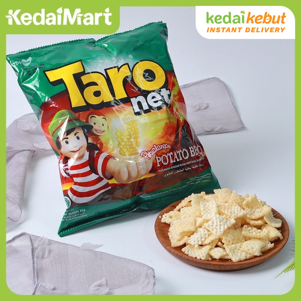 

Taro Net Potato Barbeque 65 Gram / Taro Nett 65gr - Potato BBQ