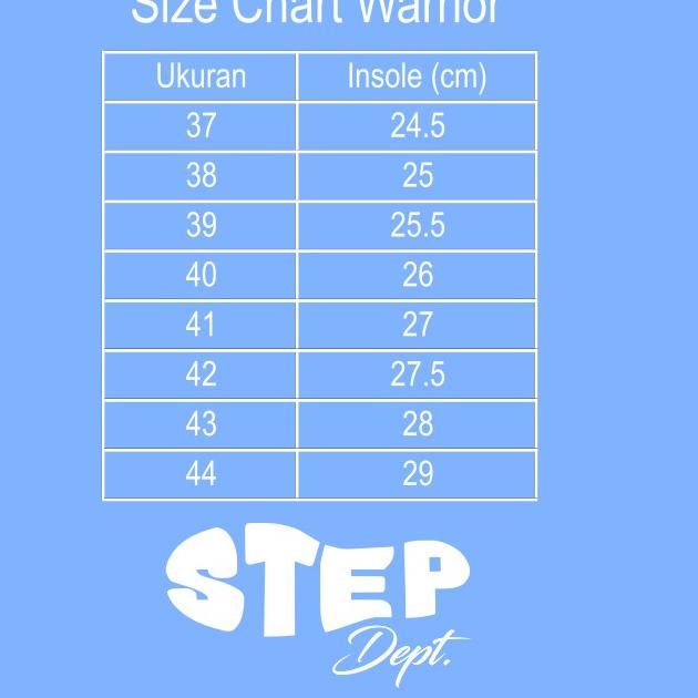 Sepatu Warrior Classic HC Black White - Warrior High Hitam Sol Putih "PL.21De22ᴬ"