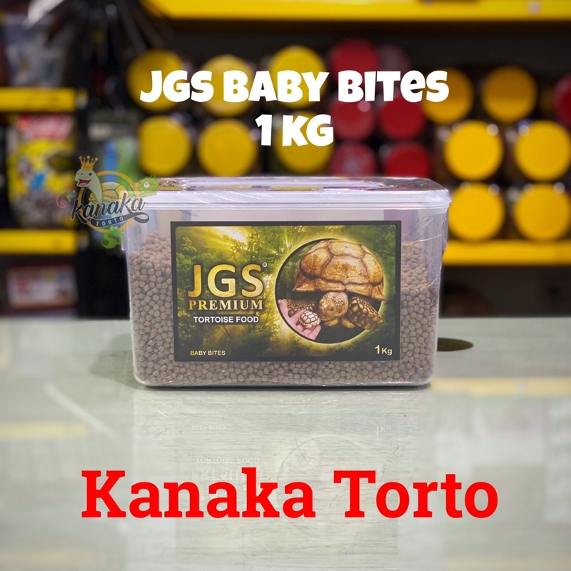 JGS Premium BABY BITES 1 Kg Tortoise Food Sulcata Pardalis Aldabra