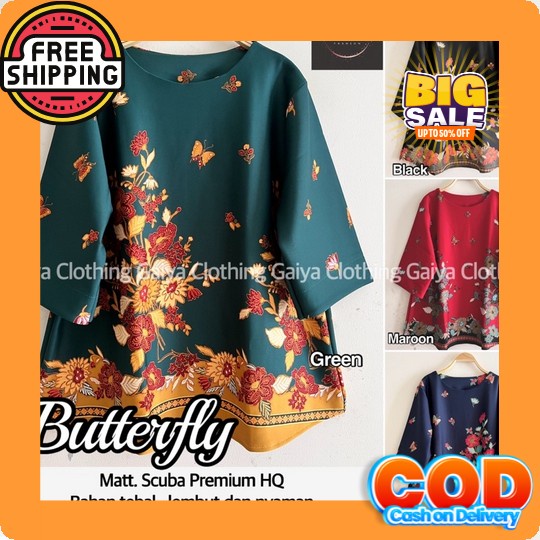 Kemeja Wanita Flanel Crinkle Perempuan Katun Bahan Jatuh Lengan Panjang K7T7 Trendy Terbaru Kekinian