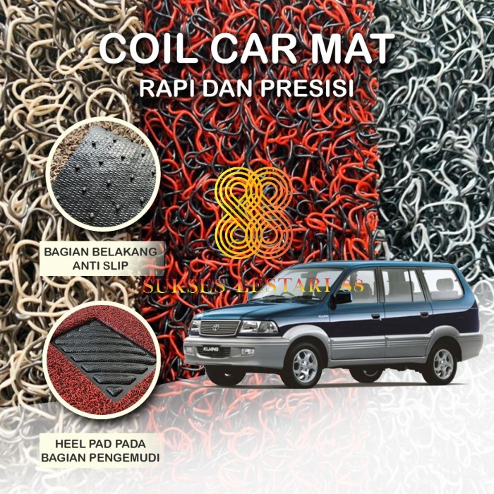 Karpet Mobil Premium Toyota Kijang Kapsul Mie Bihun 2 Warna