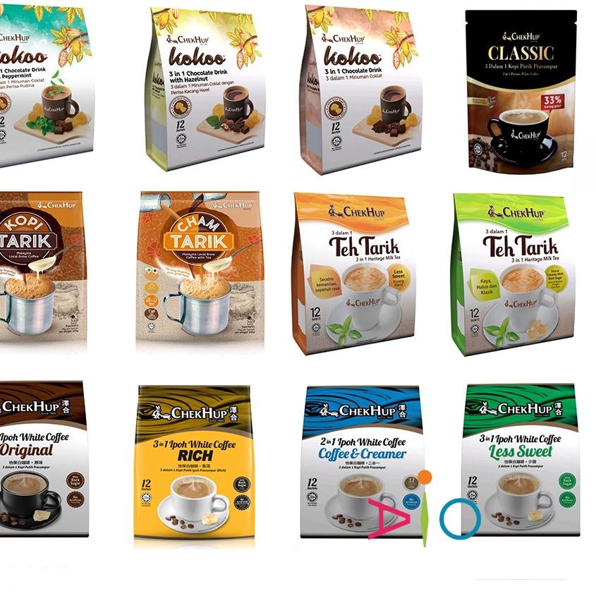

[ SALE ] Chek Hup 3 in 1 Ipoh White Coffee / Chekhup Kokoo 3in1 / Teh Tarik