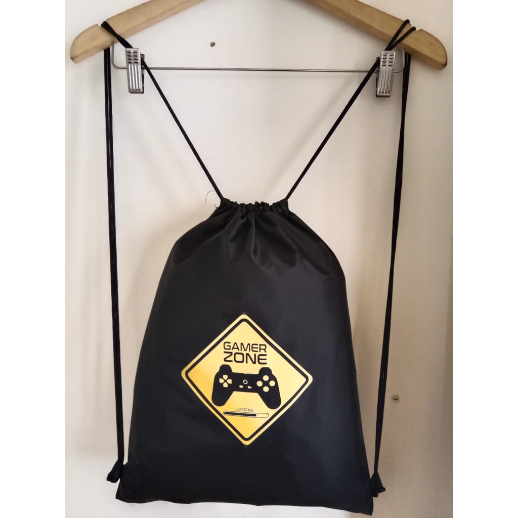 String Bag Tas Serut Sablon anti air ver2