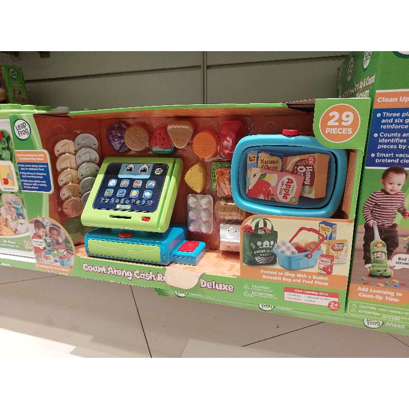 Leapfrog count along cash register deluxe mainan kasir