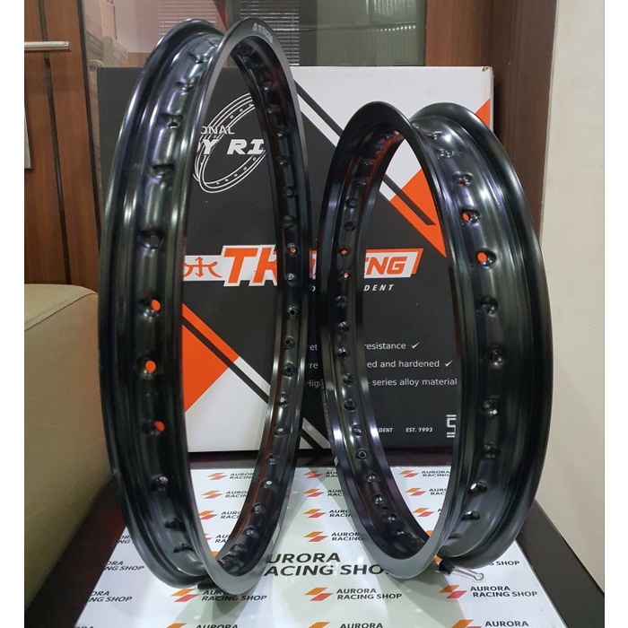 VELG TK KLX SET RING 18 /21 HOLE 36 WARNA BLACK
