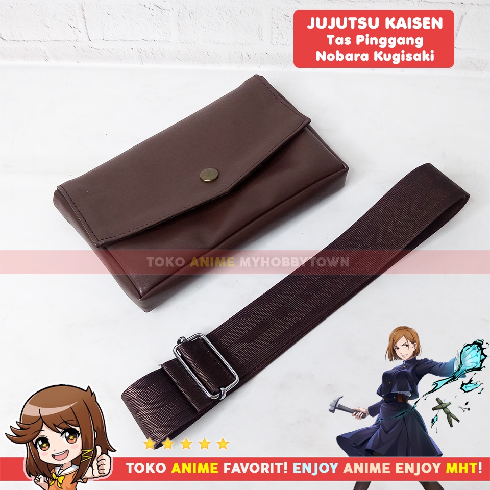 Tas Pinggang Anime Jujutsu Kaisen Nobara Kugisaki Kostum Cosplay