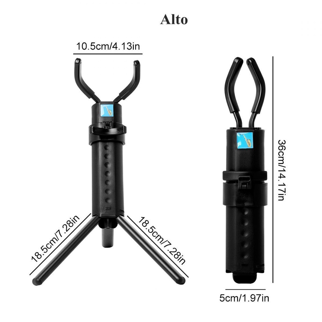 Tripod Stand Holder Lipat Portable Untuk Saxophone Alto Tenor