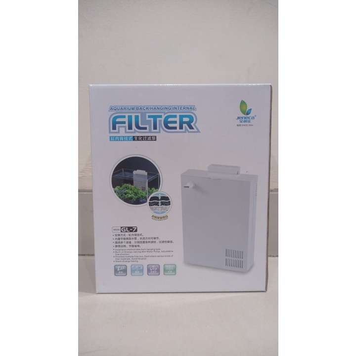 FILTER  JENECA FILTER AQUARIUM GANTUNG INTERNAL HANGING BACK