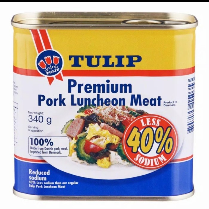 

Widyatmogrosir - Tulip Premium Pork Luncheon Meat 40% Less Sodium 340 Gram