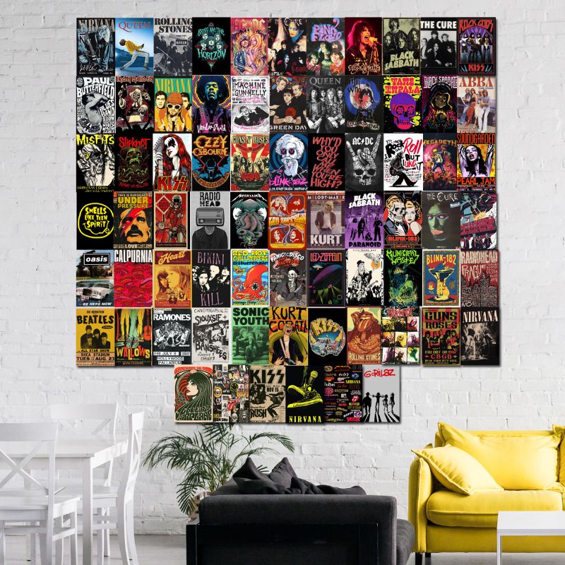Poster Aesthetic Kamar Pria Keren 72 Pacs MURAH...