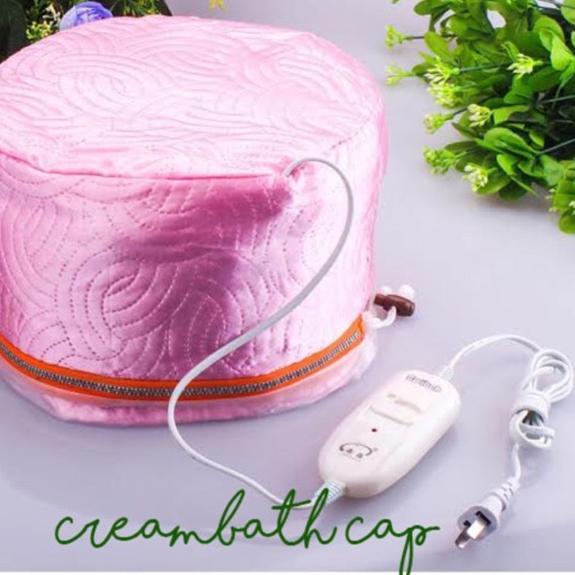 Chekout Topi krimbat / creambath cap