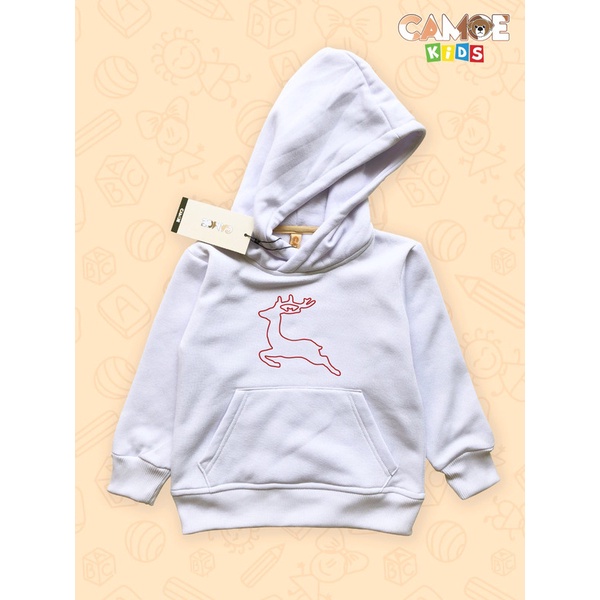 Jaket Hoodie Anak KIDS Rusa Deer Natal Santa Christmas