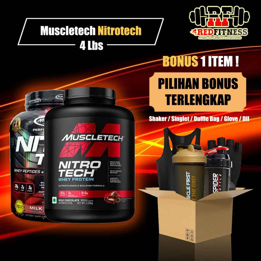 Muscletech Nitrotech Whey Protein 4 lbs / Nitro Tech  Performance 4 lb / 4lb / 4lbs