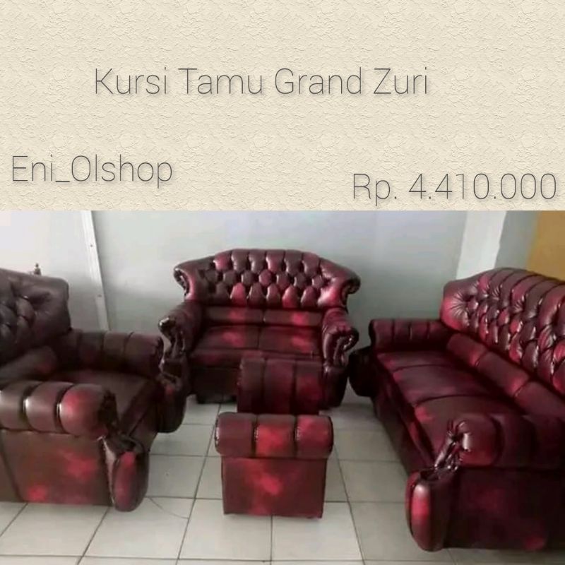 1 Set Kursi Tamu Grand Zuri, Grandzuri (Sofa)