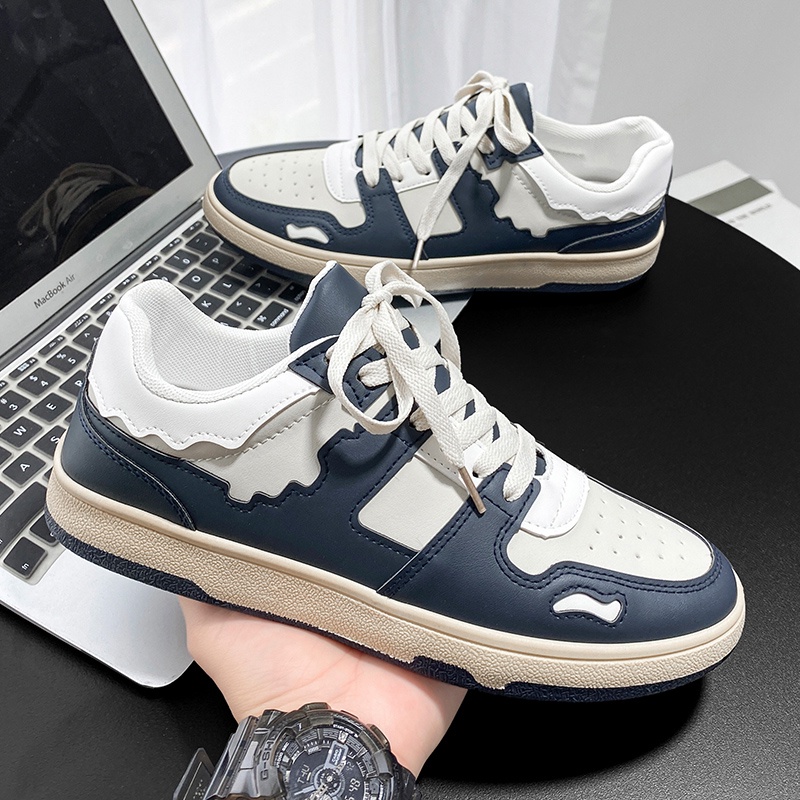 Toread Sepatu Sneakers Pria Fashion Casual Bahan PU Kekinian Model Terbaru Sepatu Import KSR111