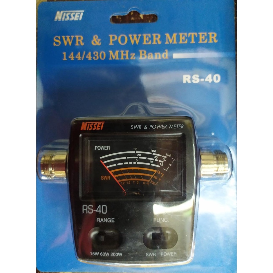 SWR & POWER METER NISSEI RS-40 ORIGINAL
