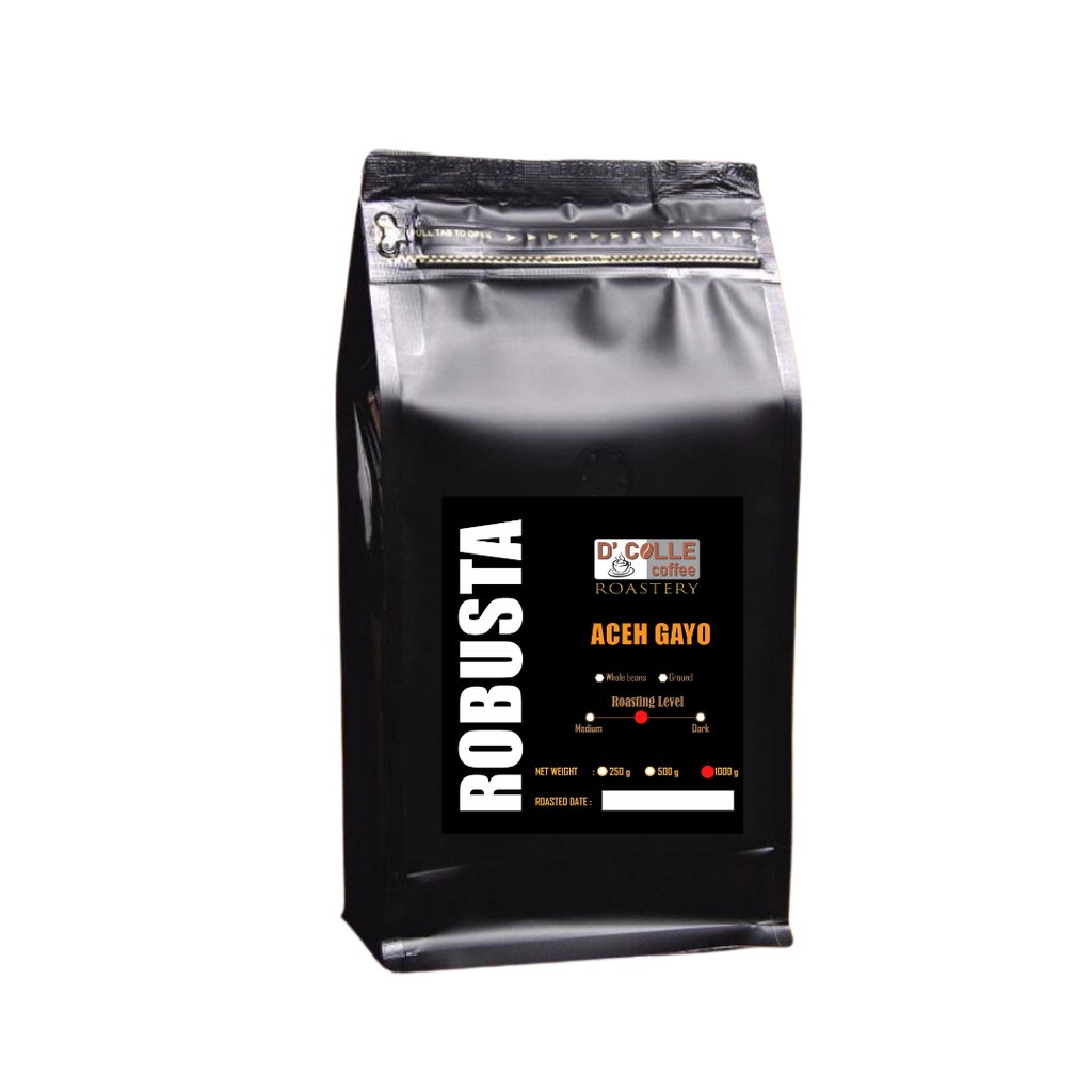 

Kopi Robusta Aceh Gayo 1 Kg / Biji Roasting /Kopi Bubuk / Kopi Tubruk