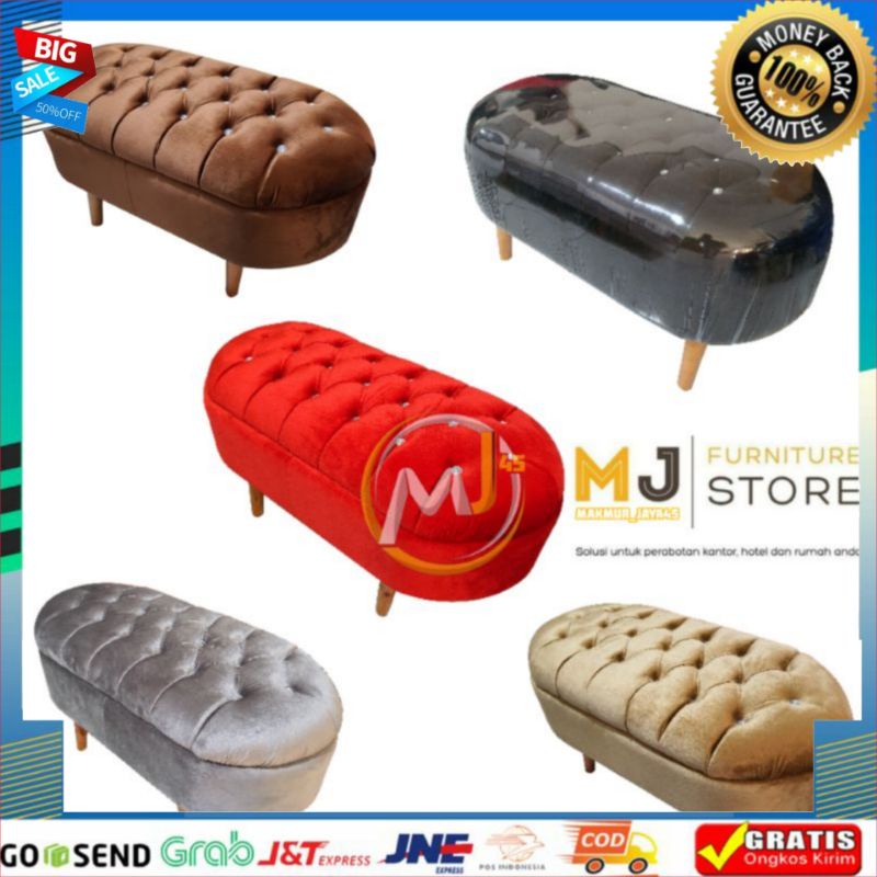SOFA BENCH / SOFA BENCH STORAGE / SOFA BENCH MINIMALIS / SOFA BENCH STOOL 1 METER