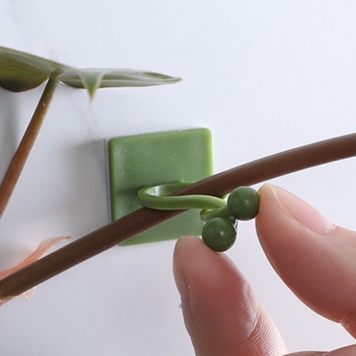 T&amp;Y Klip Kait Tanaman Merambat Isi 10 Pcs Plant Climbing Wall Penjempit Tanaman Klem Kabel Dengan Perekat 3M