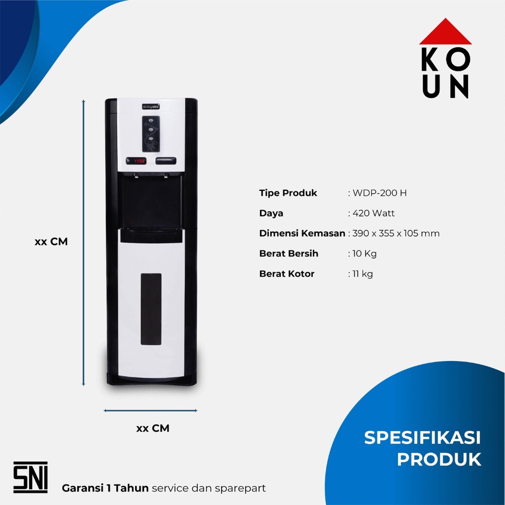RB02 (HARGA PROMO) WATER STANDING DISPENSER MIYAKO WDP300 / WDP 300 / WDP-300 / WDP 200 / WDP200 /