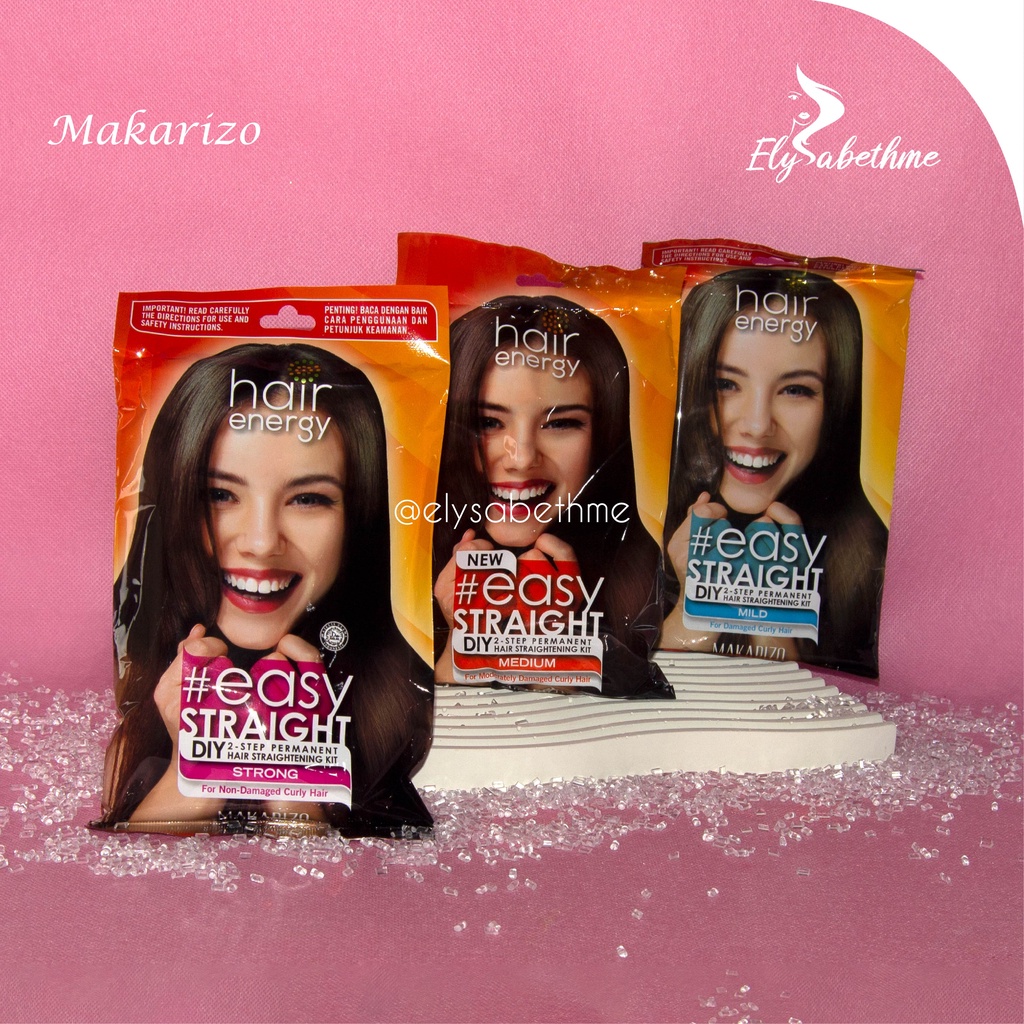 ✿ELYSABETHME✿ 【﻿ＭＡＫＡＲＩＺＯ】 Makarizo hair smoothing pelurus rambut 80 ml pelurus rambut tanpa catoki tidak merusak step 1 step2