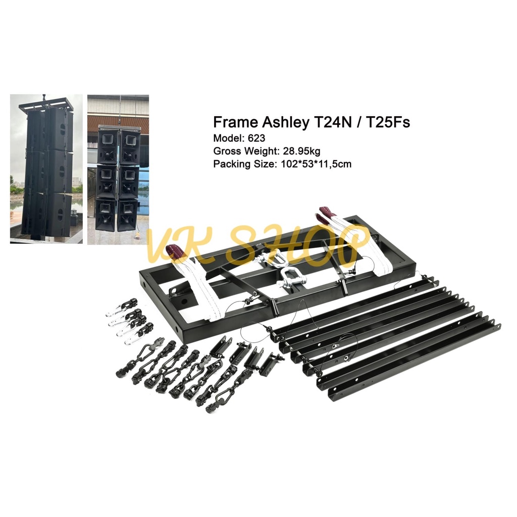 FRAME FLYBAR ASHLEY T24N / T25FS / T-24N / T-25FS / T 24 N / T 25 FS ORIGINAL