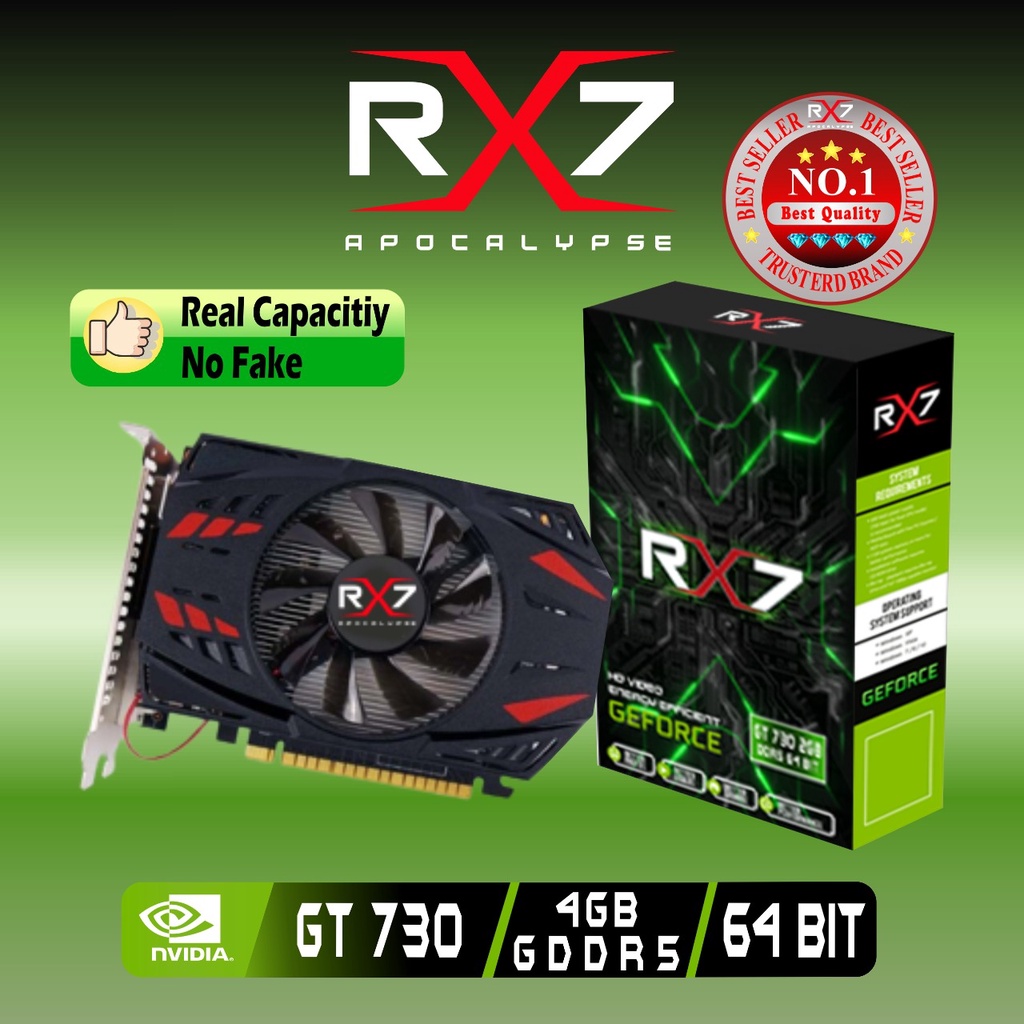 VGA RX7 GT 730 4GB GDDR5 64 BIT REAL CAPACITY RESMI